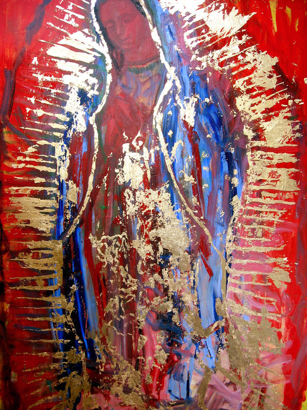 Virgen de guadalupe roja