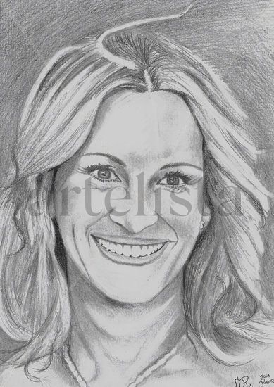 JULIA ROBERTS Pencil