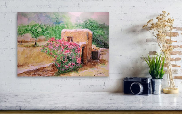 Ibiza Rustica Acrylic Canvas Landscaping