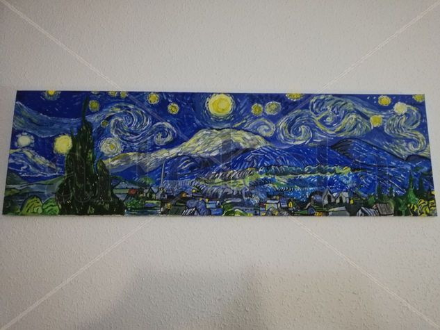 La noche estrellada de Van Gogh Óleo Lienzo Paisaje