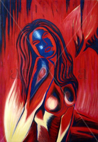 The look Oil Canvas Nude Paintings