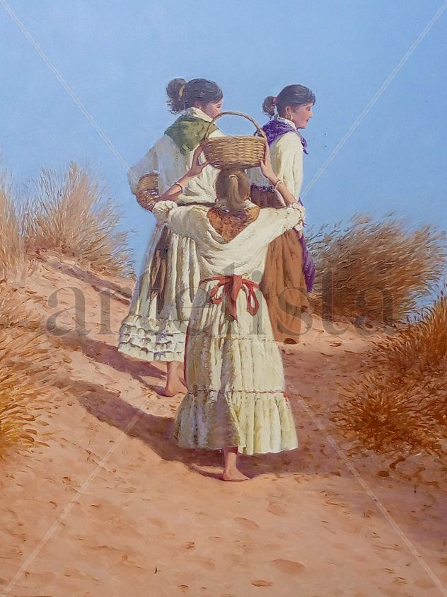 Camino del marisqueo