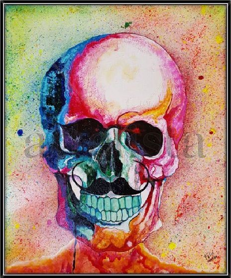Calavera bigotes