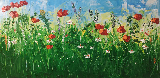 Brisa primaveral Acrylic Canvas Landscaping