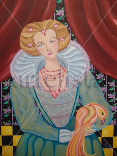 La princesa Velvetina Oil Canvas Others