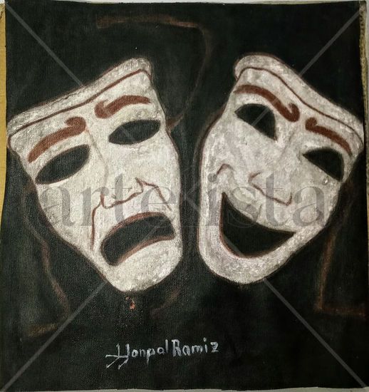 Visage Drama-Comedia\ drama-comedy Visage Charcoal