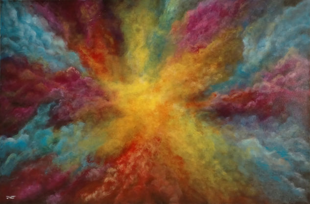 Explosion de color Acrylic Canvas Others