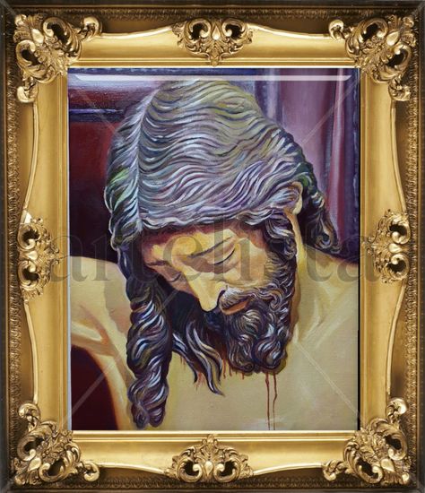 Cristo de la buena muerte ( Sevilla) Oil Canvas Portrait