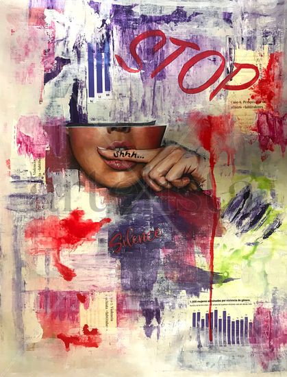 STOP SILENCE Acrylic Canvas Others