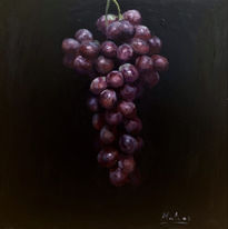 Uvas rojas.