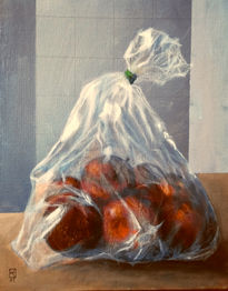 Bolsa con manzanas