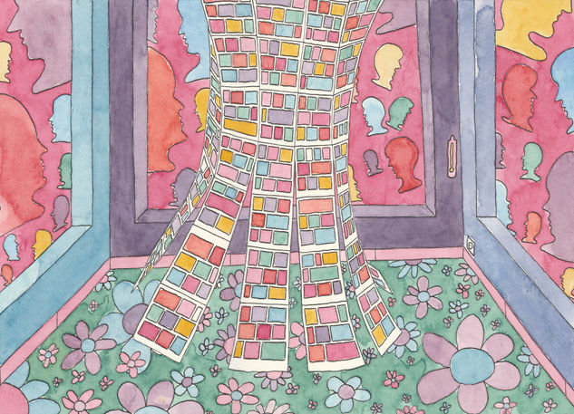 Tower of Babel Watercolour Paper Others