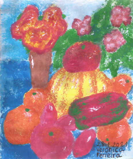 Verano vol.2 Acrylic Paper Still Life Paintings