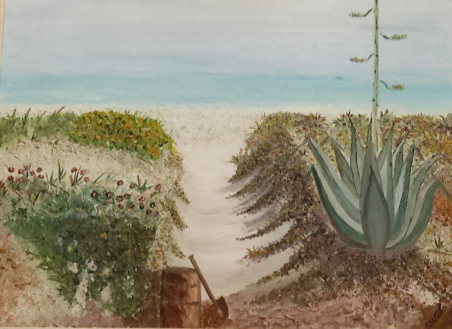 Duna malagueña Oil Canvas Landscaping