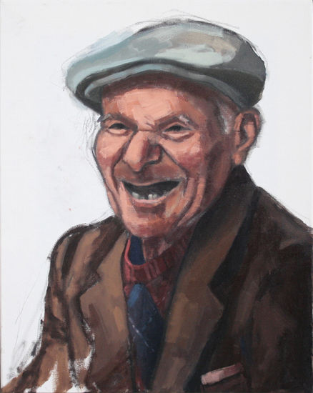 Vechio Oil Canvas Portrait