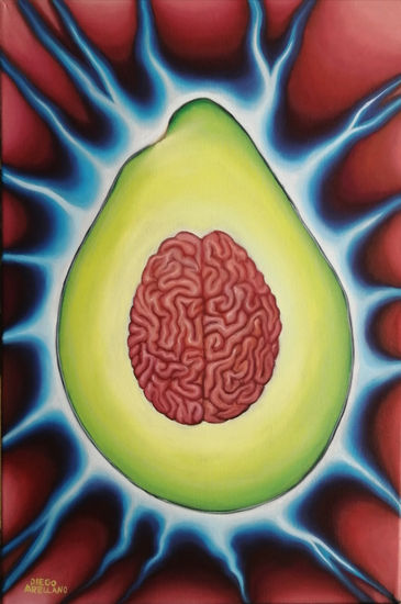 avocado mind Óleo Lienzo Bodegones