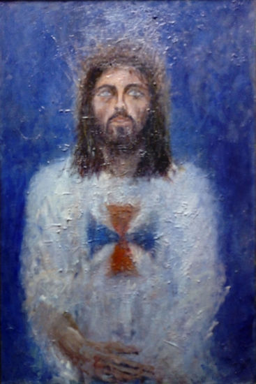 Cristo Oil Canvas Figure Painting