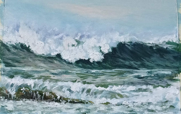 ola Oil Textile Marine Painting