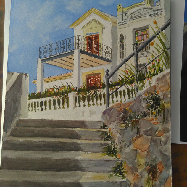 Casa antigua vista al puerto Javea
