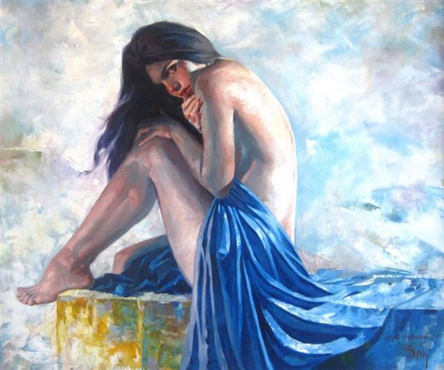 Mujer II Oil Canvas Portrait