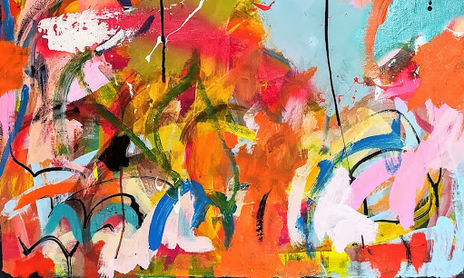 No thinking only painting