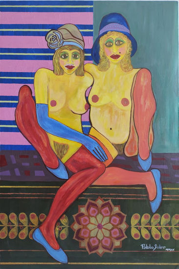 Las pupilas Oil Panel Nude Paintings