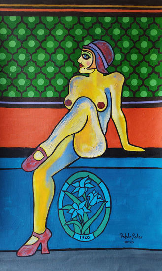 Margot Oil Canvas Nude Paintings