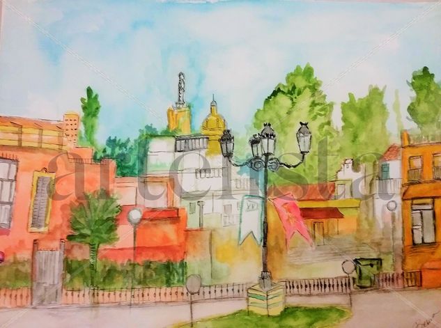 San Juan (Sevilla) Watercolour Paper Landscaping