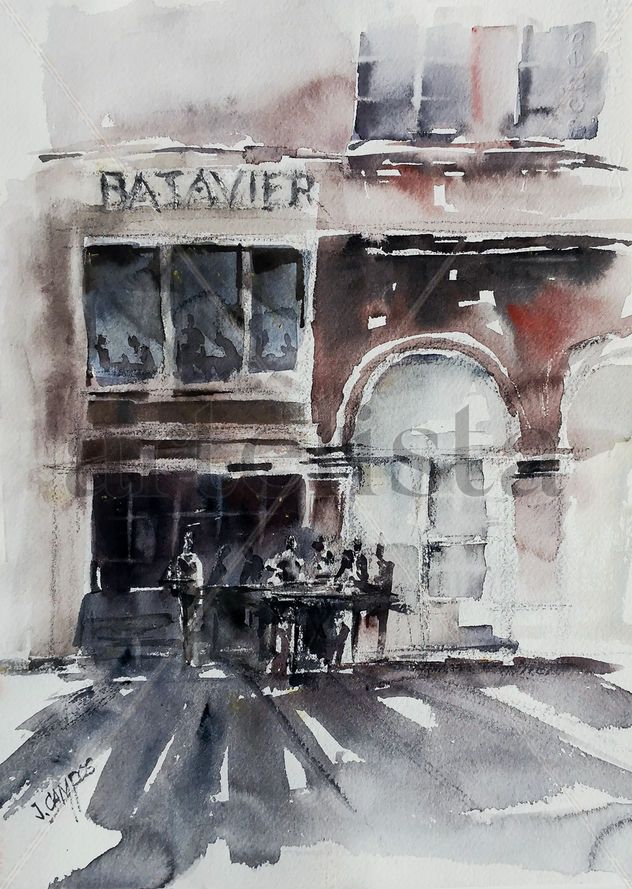 Pub en el Puerto de Amberes
