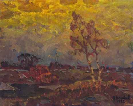 Dull summer evening
