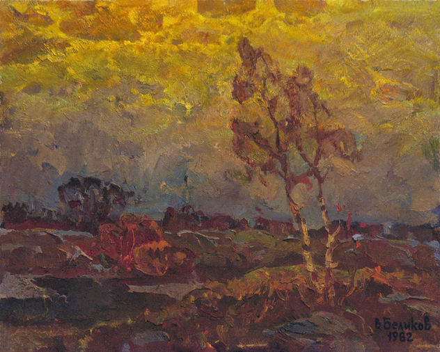 Dull summer evening