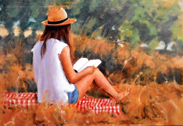 Lectura 2021 Oil Canvas Figure Painting