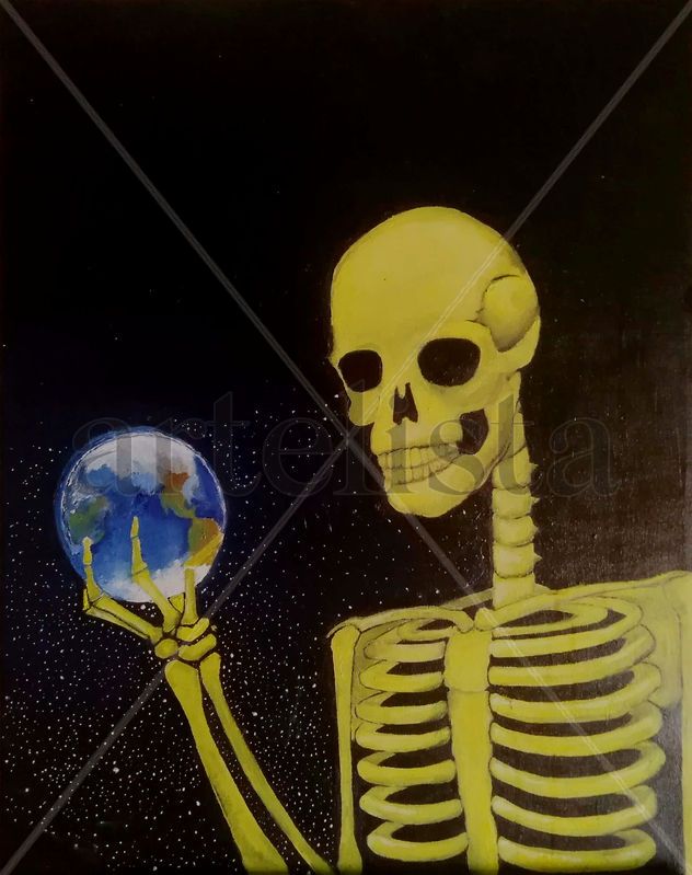 La muerte observando al mundo