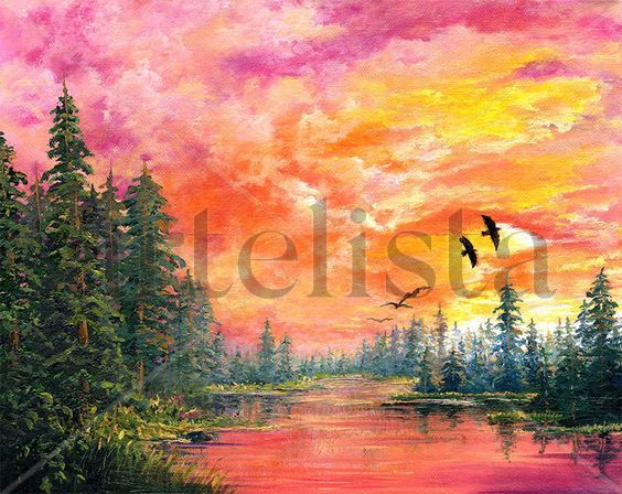 Nature Oil Canvas Landscaping