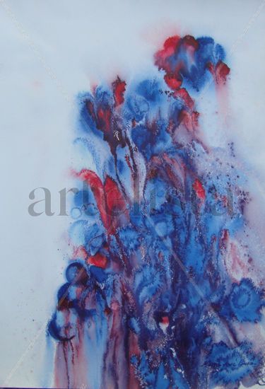 Frondosidad Ink Paper Floral Painting