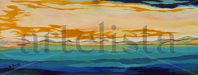 SENDAS DE NUBES DORADAS, MONTAÑAS Y MAR