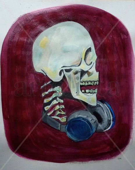 Calavera con cascos