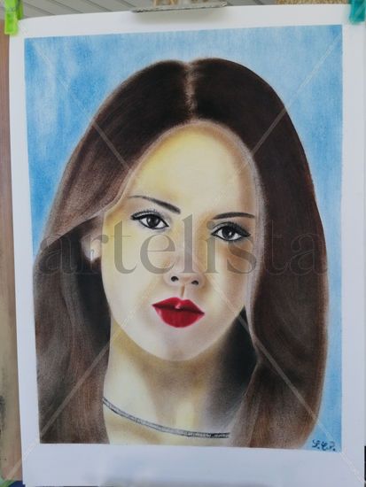 Actric Oil Paper Portrait