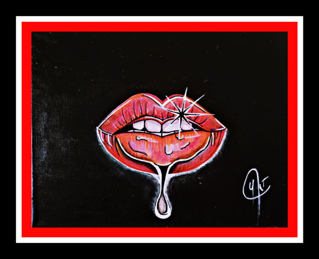 Labios inquietos Acrylic Panel Others