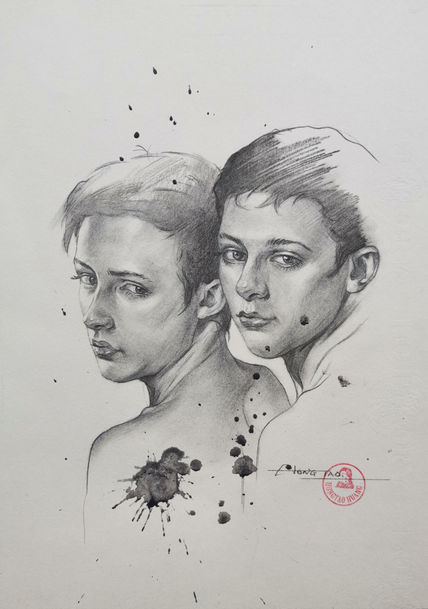 Portrait of men
