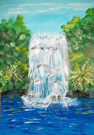 El paraiso Acrylic Paper Landscaping