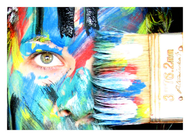 Colores líquidos Retrato Técnicas alternativas