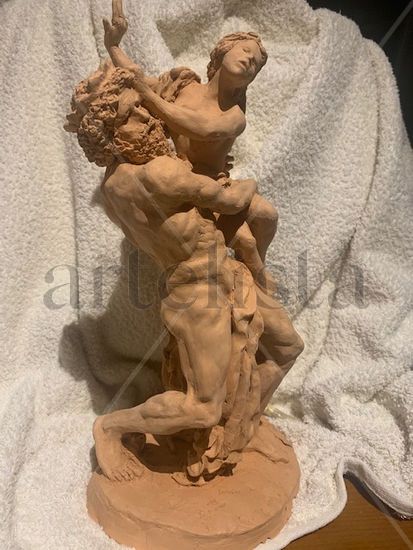 EL RAPTO DE PROSERPINA Terracotta Figurative