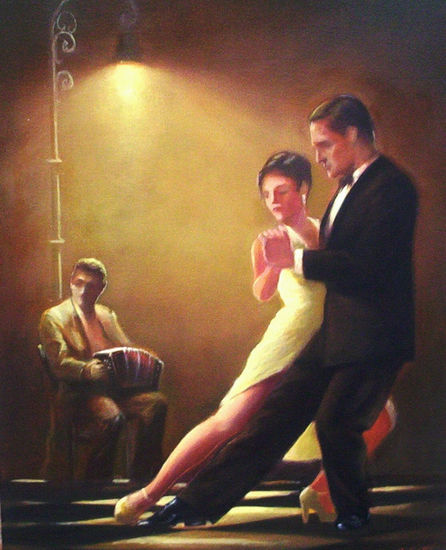 tango pasional Oil Canvas Others