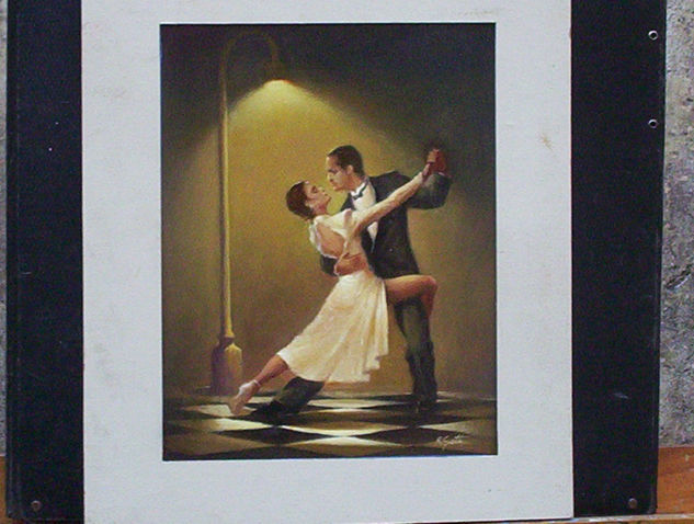 romantico tango Óleo Lienzo Otros