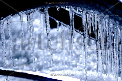 Estalactitas de hielo