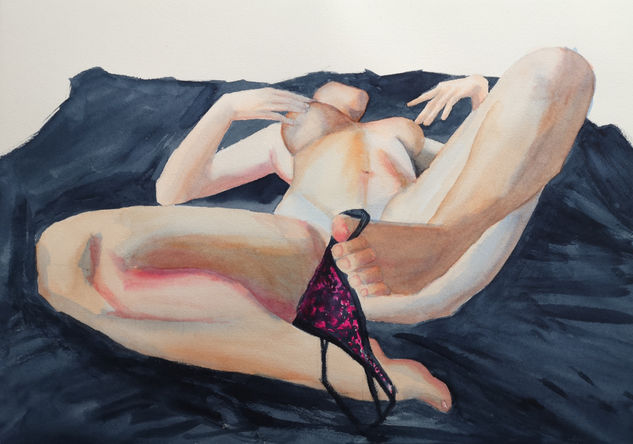 Desnudo Watercolour Paper Nude Paintings