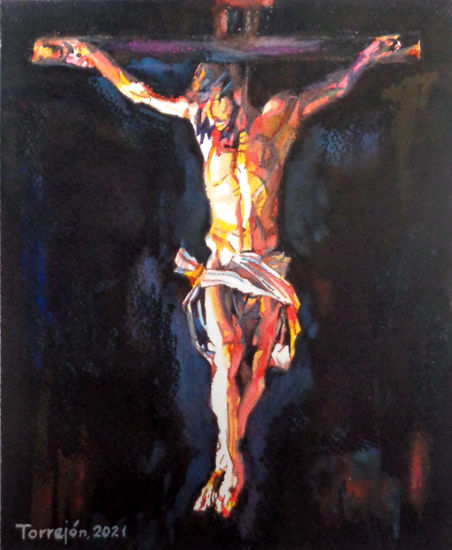 Crucificado Mixed Media