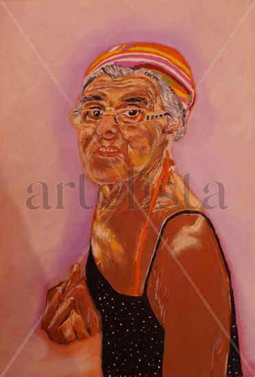 Austríaca Oil Canvas Portrait