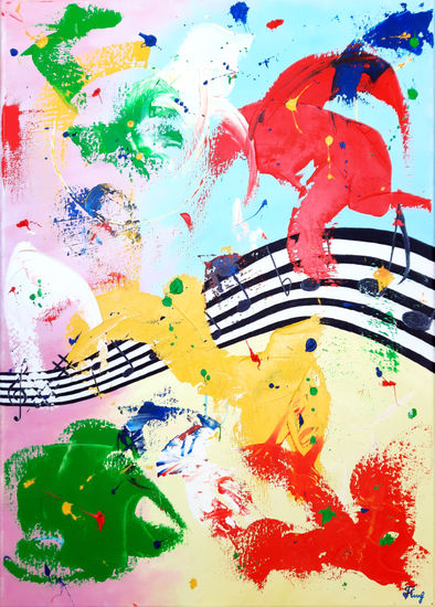 Musical spot Oil Canvas Others